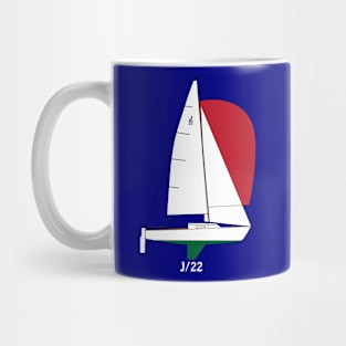 J/22 Sailboat Mug